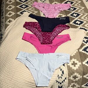 Juicy Couture Women's Imtimates- Pink, Navy, Light Blue Set